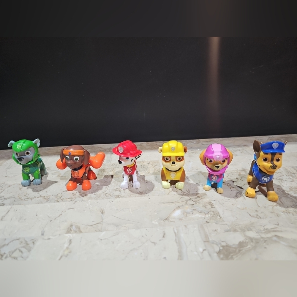 Paw Patrol 6 Action PUPS Zuma Marshall Rubble Chase‎ Skye